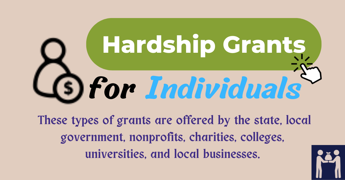 Apply for Personal Grants for Individuals to Pay Debt and Bills