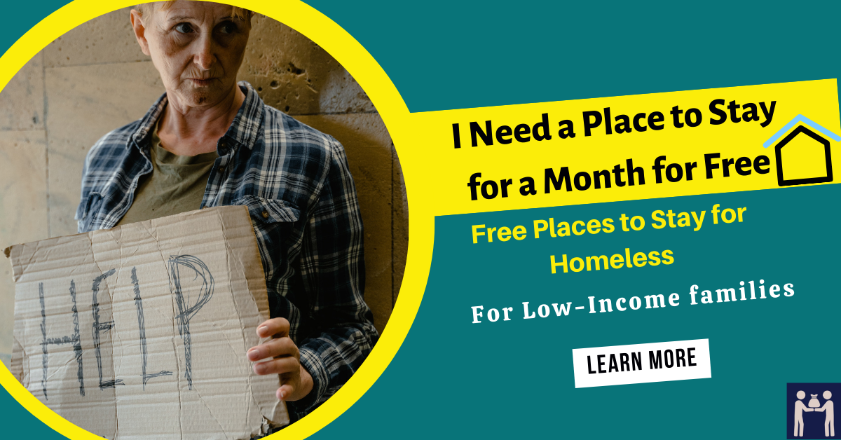I Need a Place To Stay for a Month for Free - Where to Live?