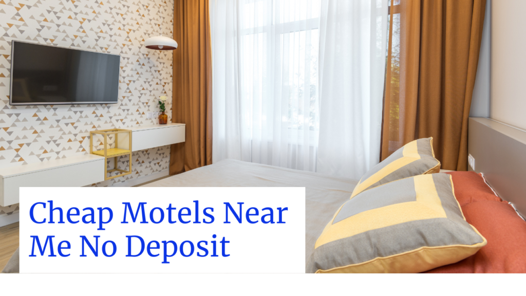 Motels in San Antonio With No Deposit