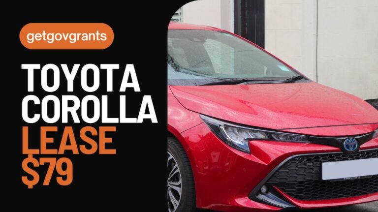Best Toyota Corolla Lease $79/Month - November 2025