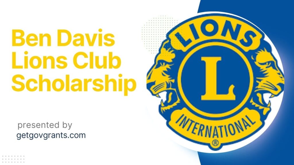 Ben Davis Lions Club Scholarship