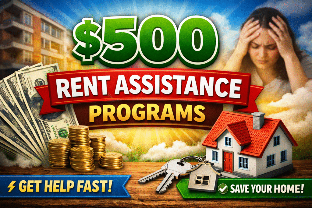 $500 Rent Assistance Programs
