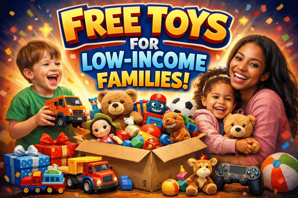 How To Get Free Toys For Low-Income Families