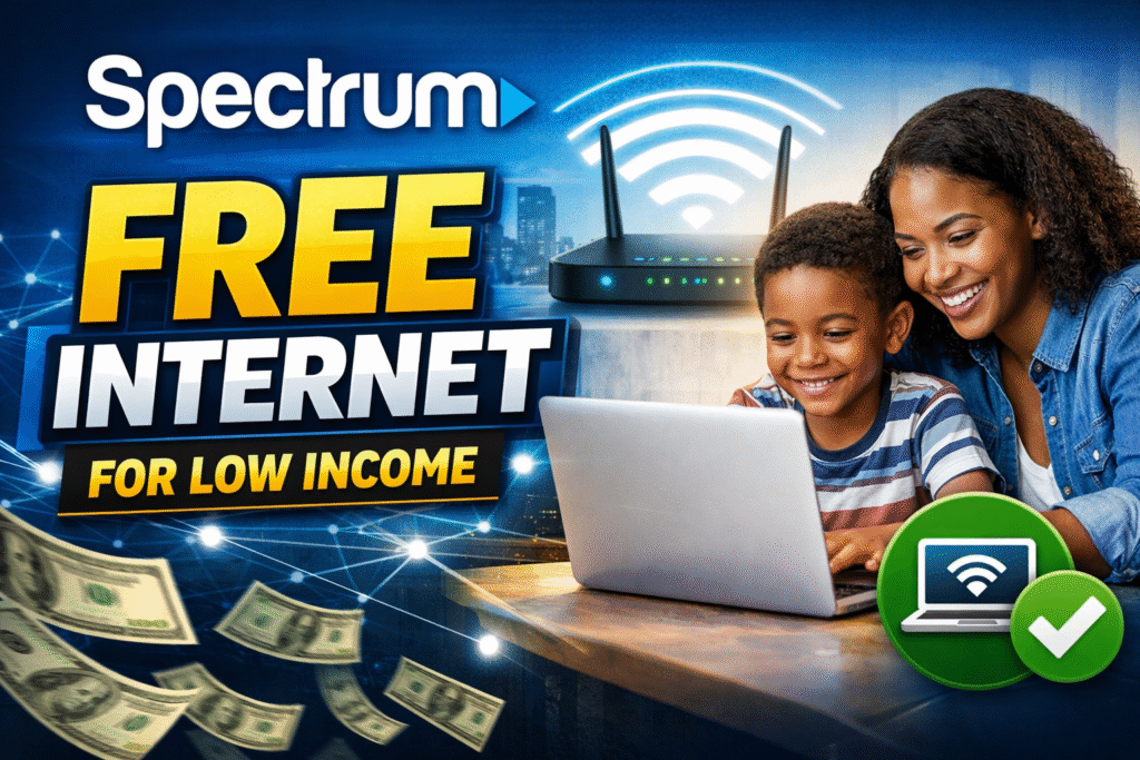 Spectrum Free Internet for Low Income
