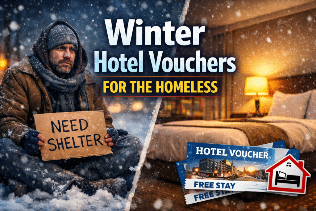 Winter Hotel Vouchers for the Homeless
