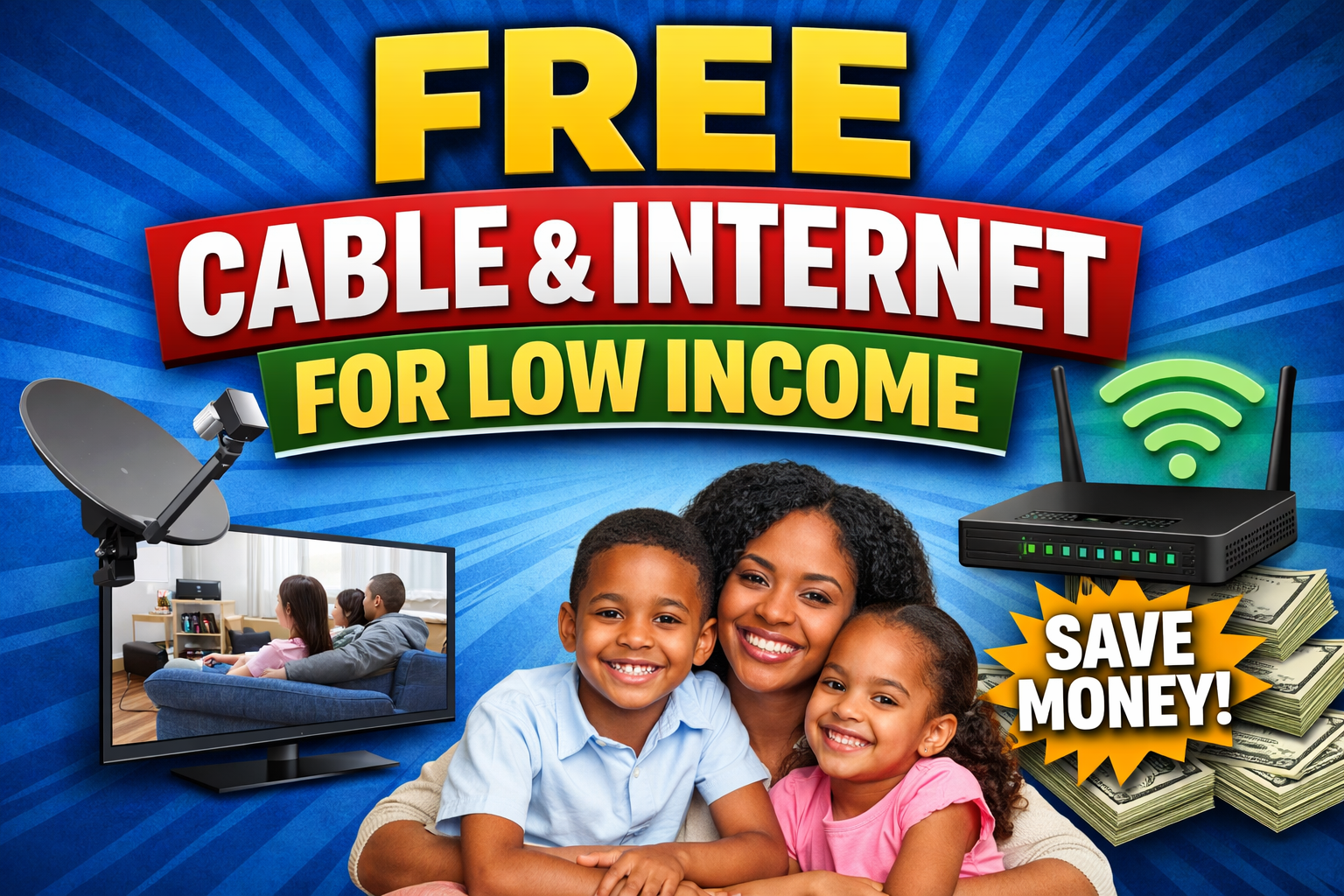 Getting Free Cable How to get Free Cable and Internet for Low Income 2026