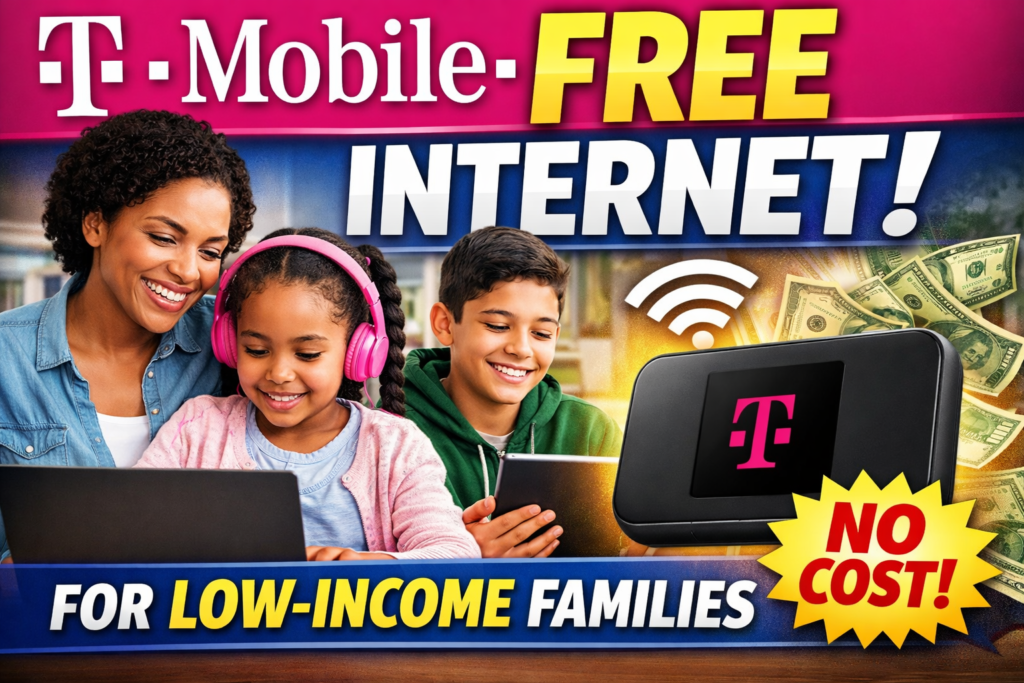 T-Mobile Free Internet for Low Income Families