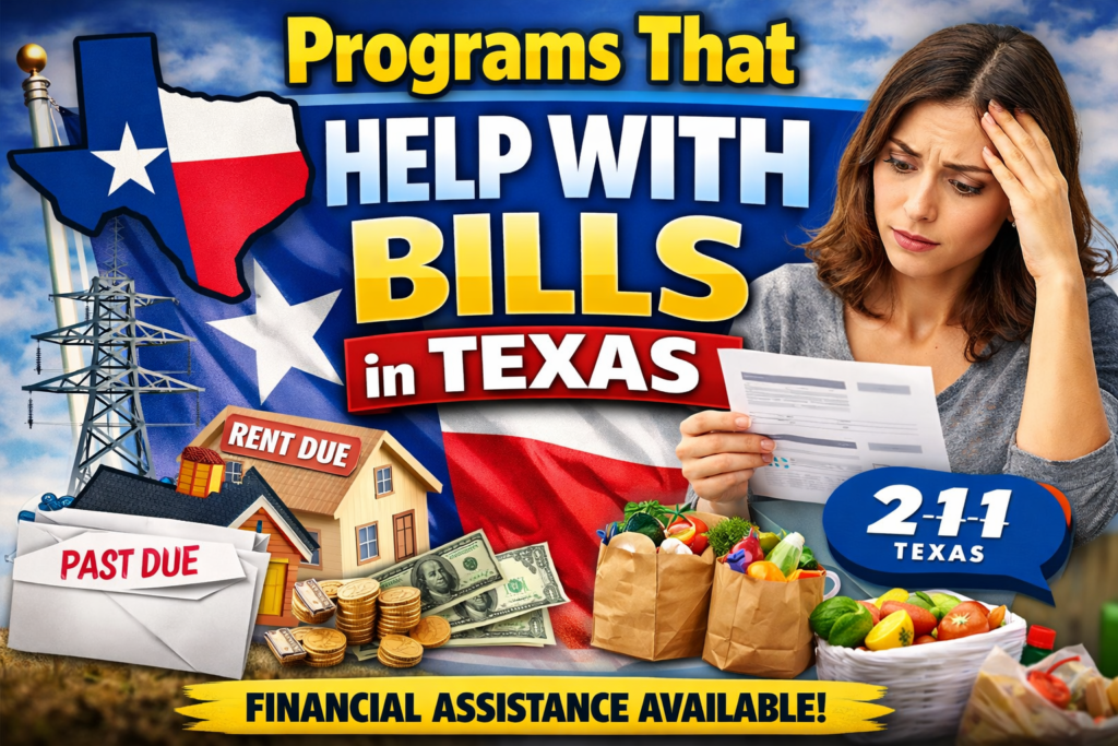 Programs That Help With Bills in Texas