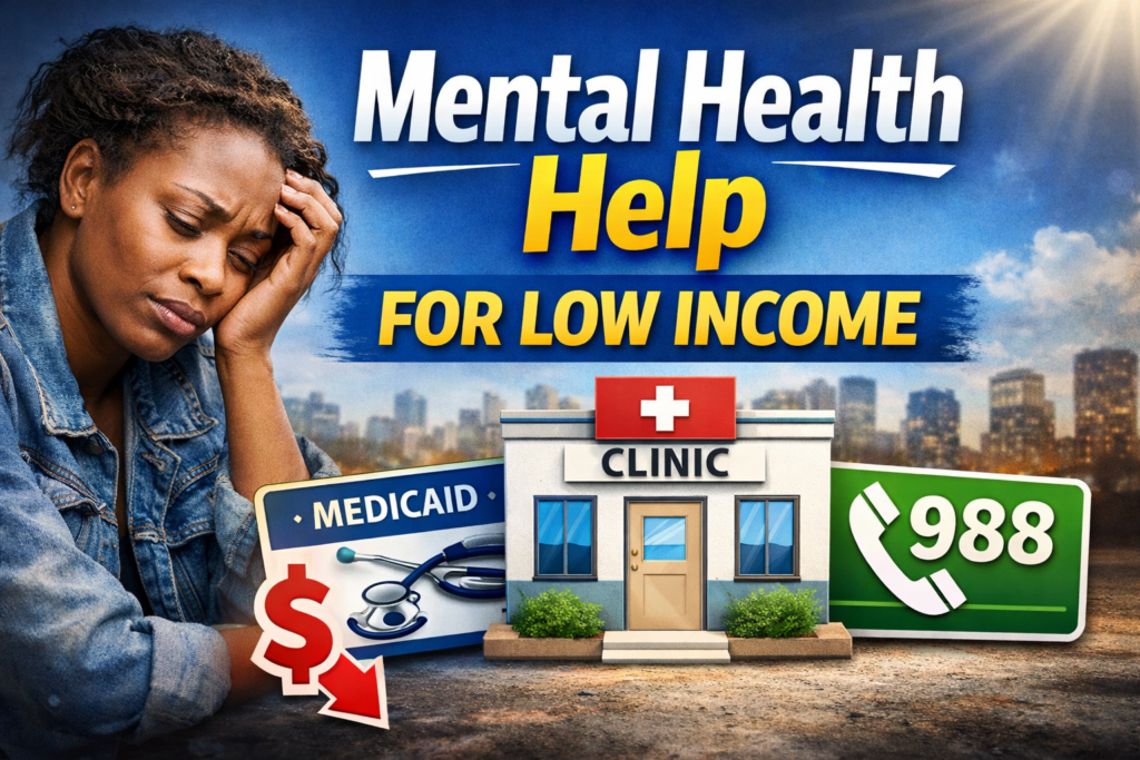Mental Health Help for Low Income
