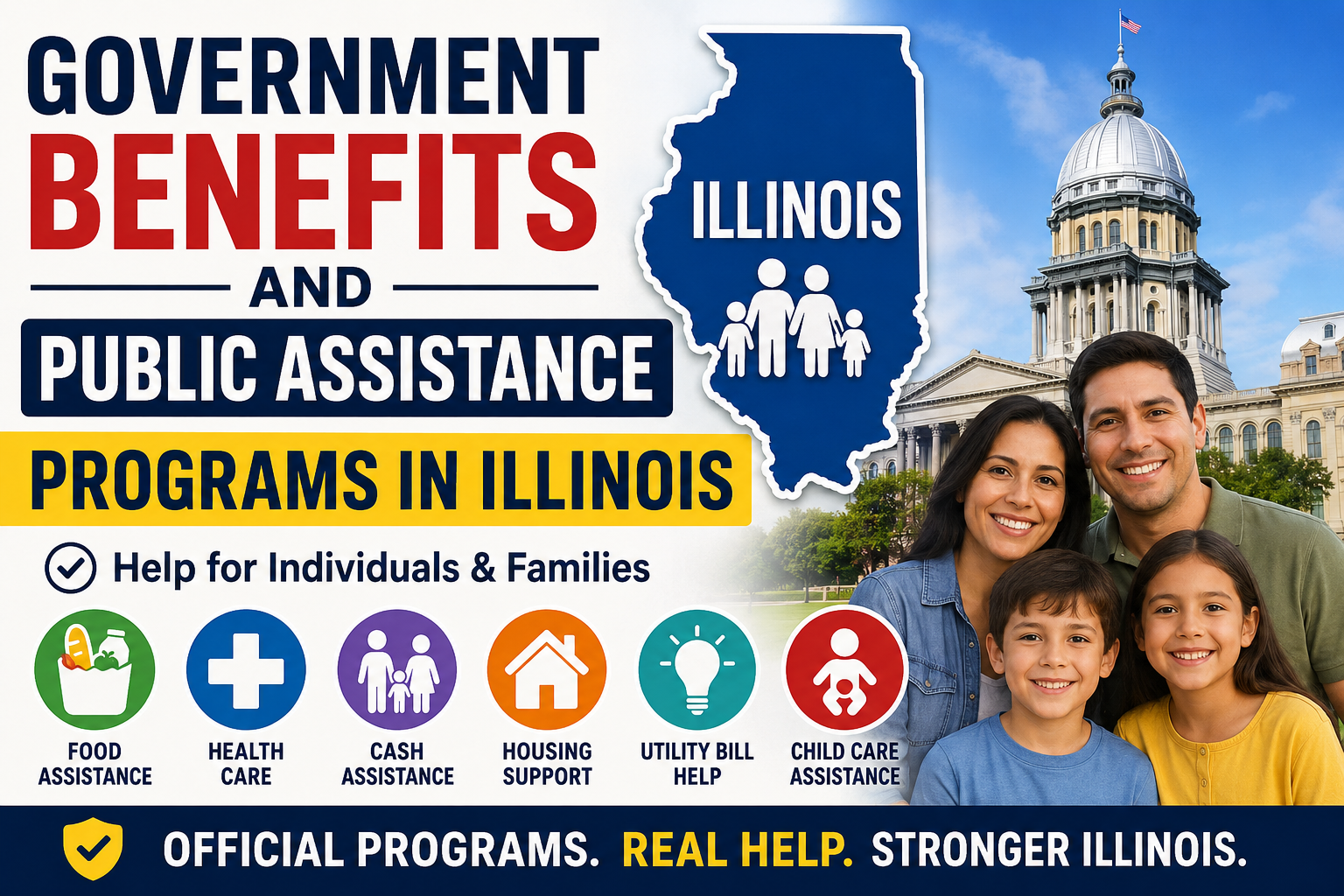 Read more about the article Government Benefits and Public Assistance Programs in Illinois