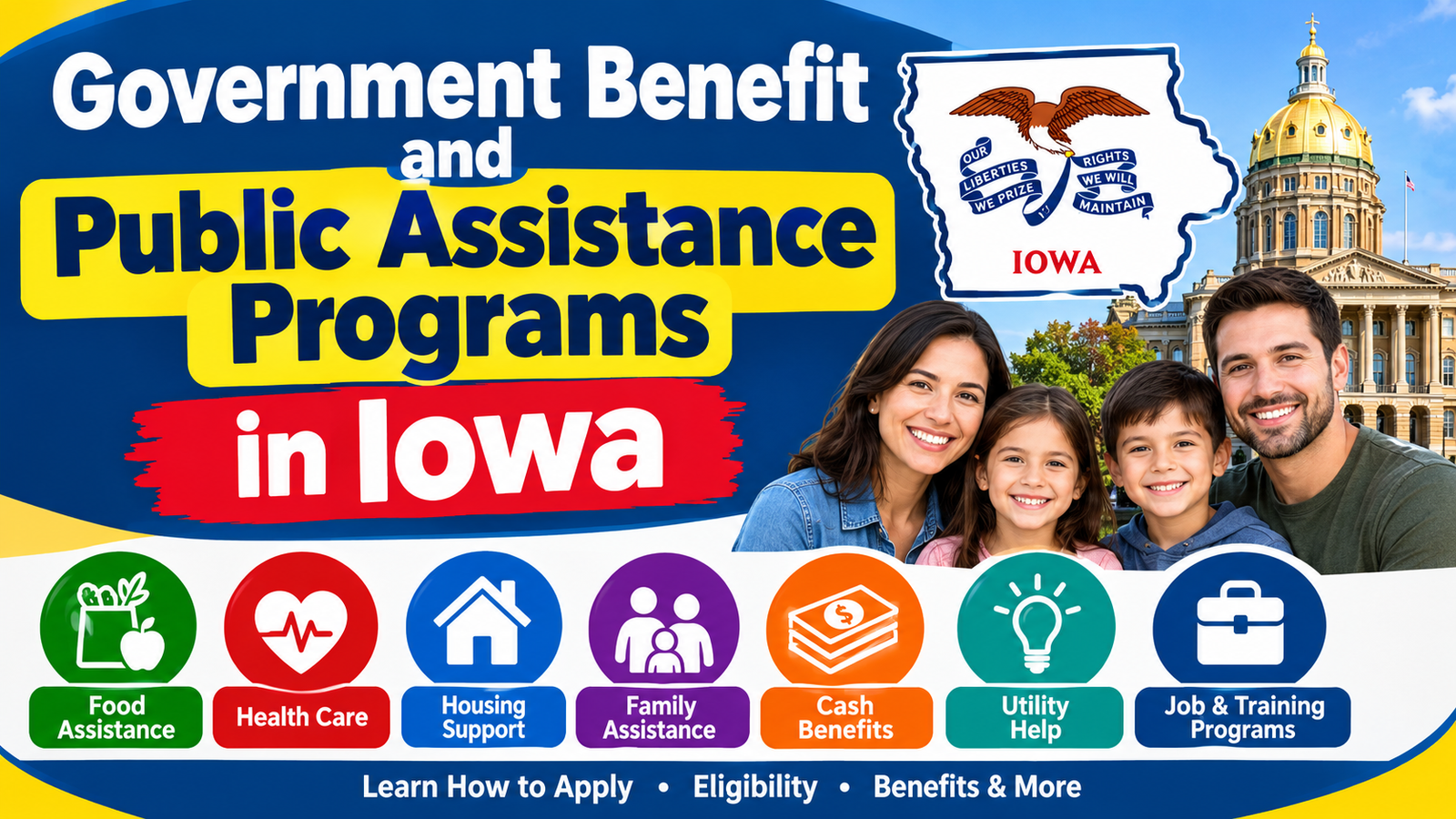 Read more about the article Government Benefit and Public Assistance Programs in Iowa