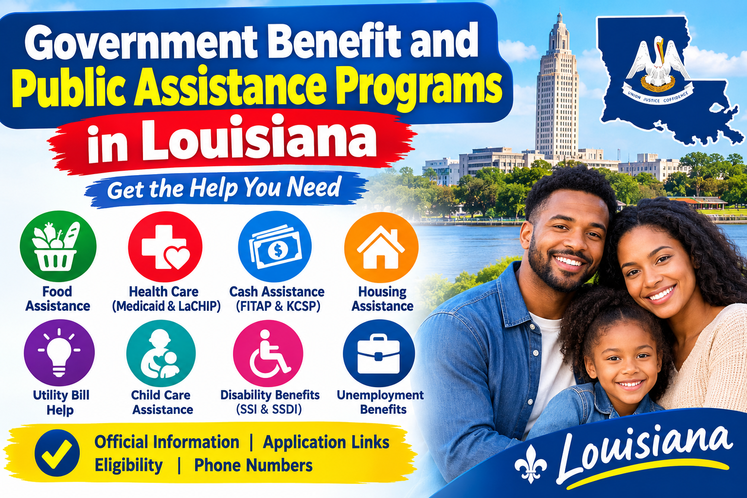 Read more about the article Government Benefit and Public Assistance Programs in Louisiana